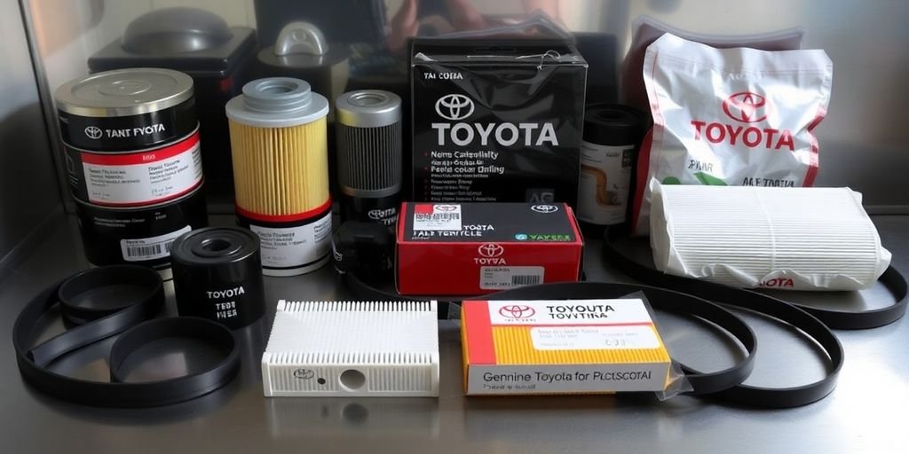 6e9134cbthumbnail Toyota car parts arranged neatly.