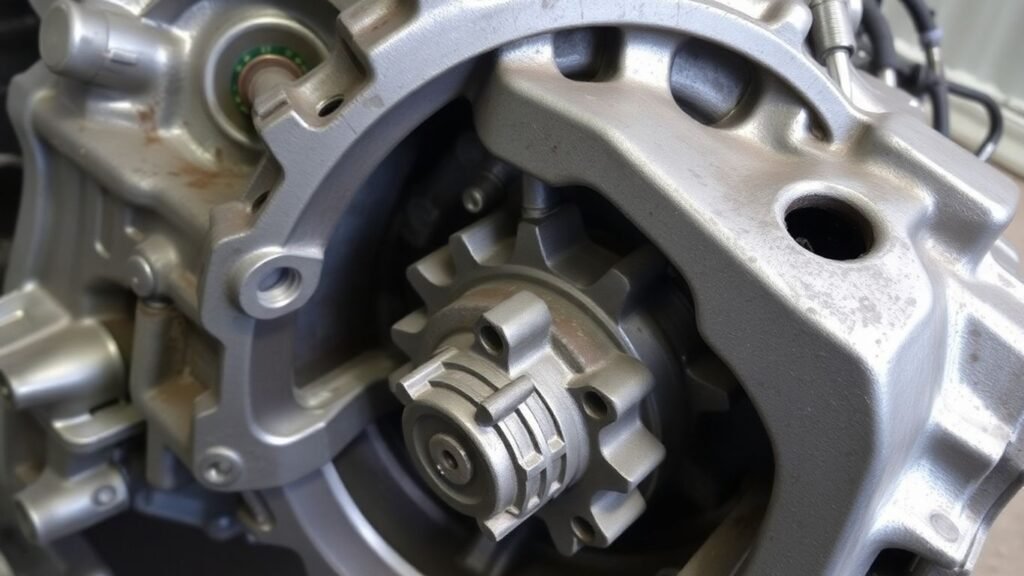 Used Toyota Camry gearbox close-up