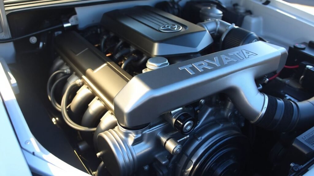 Used Toyota Prado engine ready for shipping