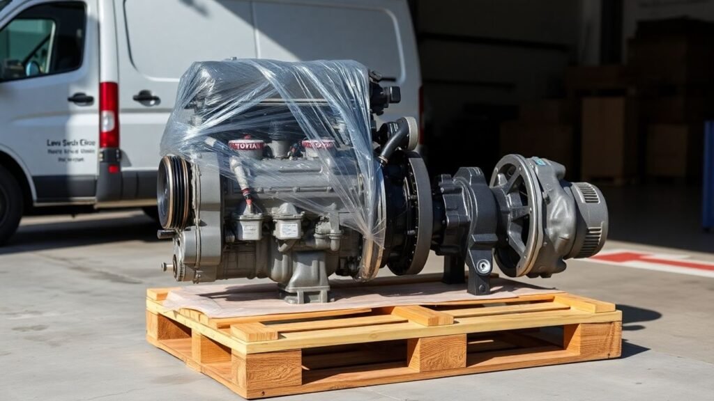 Toyota Echo engine and gearbox ready for delivery